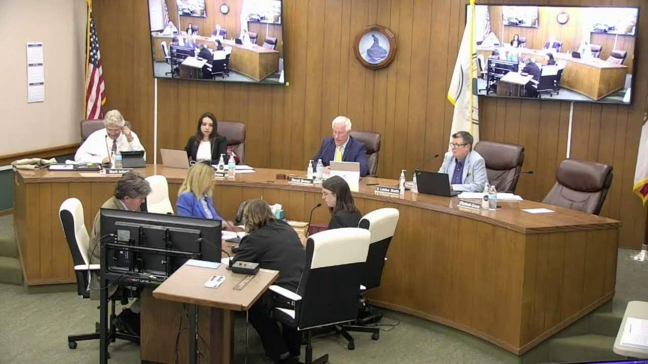 Solvang City Council meeting, July 13, 2026. Source: City of Solvang/YouTube.